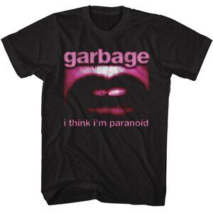 Garbage Paranoid Mouth Shirt Rock Band Music Graphic Fan T-Shirt 90